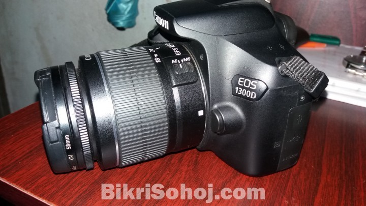 Canon 1300d with 18-55 kit lens